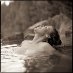 Danielle in Hot Springs, Breitenbush, Oregon